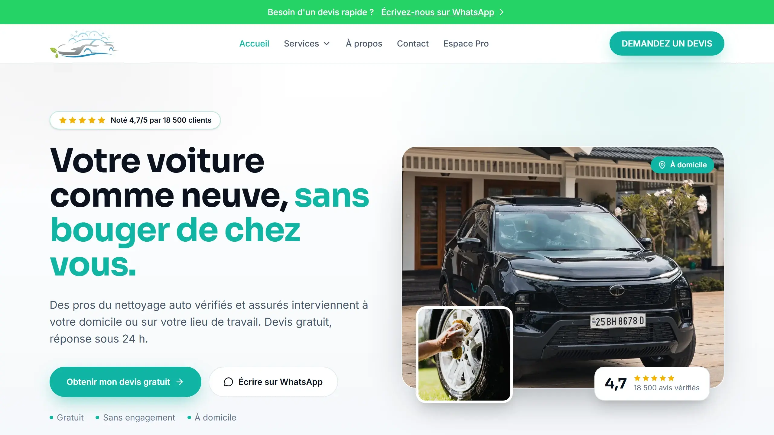 Nettoyage Automobile